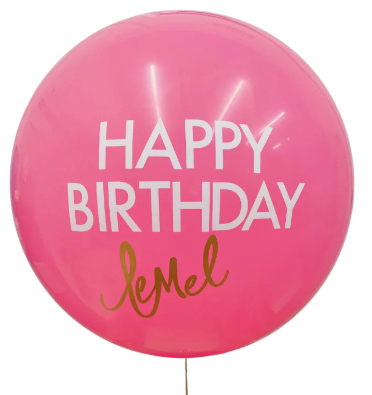Custom Vinyl Balloon Message